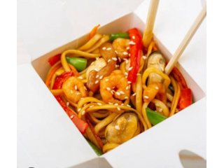 Локшина удон з морепродуктами